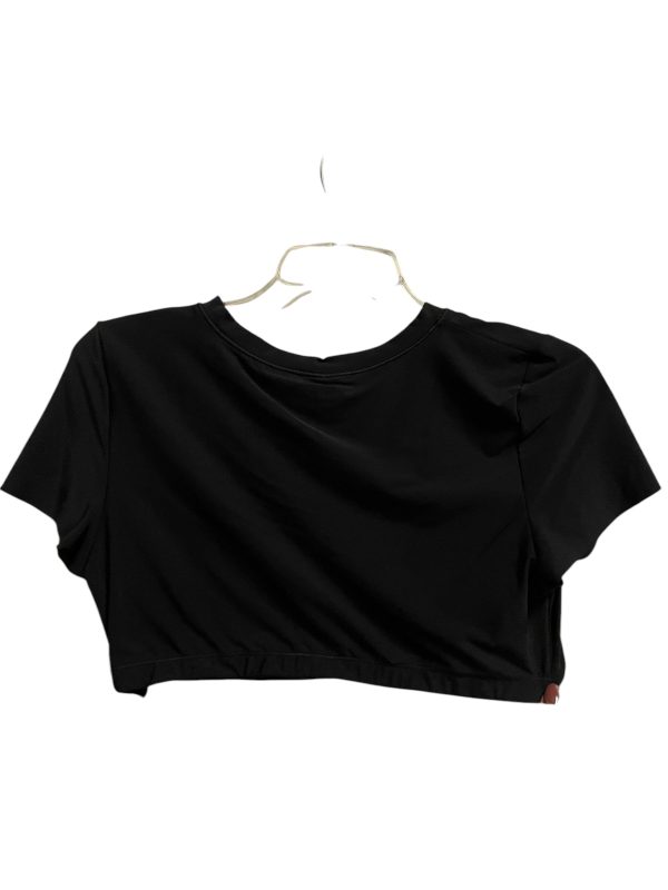 Athletic Top Short Sleeve By Aerie In Black, Size: L Online now