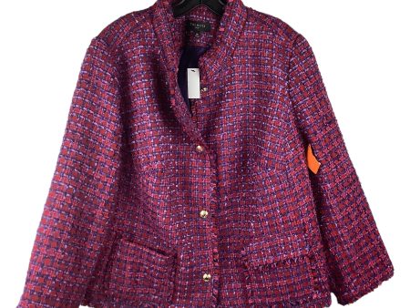 Blazer By Talbots In Purple & Red, Size: 1x on Sale