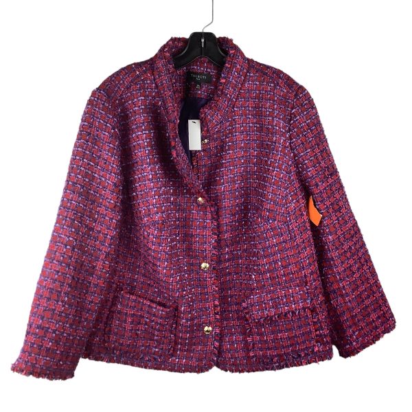 Blazer By Talbots In Purple & Red, Size: 1x on Sale