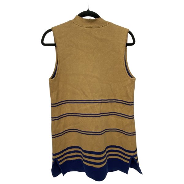 Cardigan By Dana Buchman In Blue & Tan, Size: S Online Sale