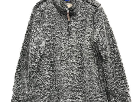 Jacket Faux Fur & Sherpa By Weatherproof In Grey, Size: L For Sale