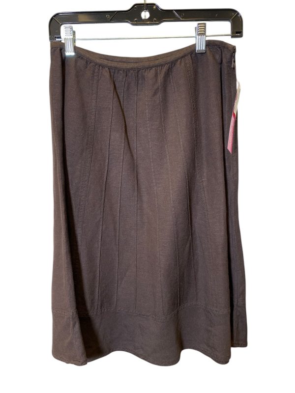 Skirt Midi By Nic + Zoe In Brown, Size: 6 Online Hot Sale