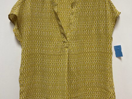 Top Short Sleeve By Rachel Roy In White & Yellow, Size: Xs Supply