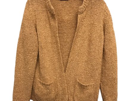 Sweater Cardigan By Yarnworks In Tan, Size:L Sale