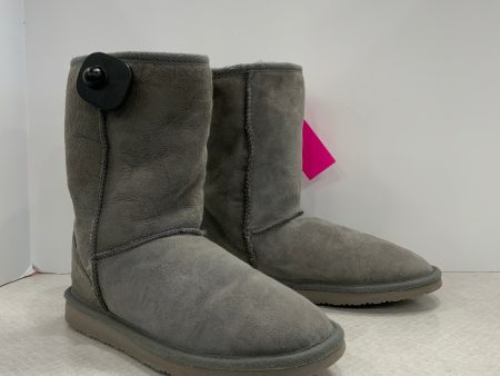 Boots Snow By Minnetonka In Grey, Size: 7 Online