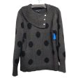 Sweater By Adrienne Vittadini In Grey, Size:L Fashion