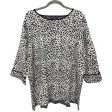 Top 3 4 Sleeve By Cynthia Rowley In Animal Print, Size:3X Online Hot Sale