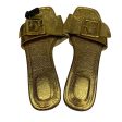 Sandals Flats By Cmf In Gold, Size: 12 For Sale