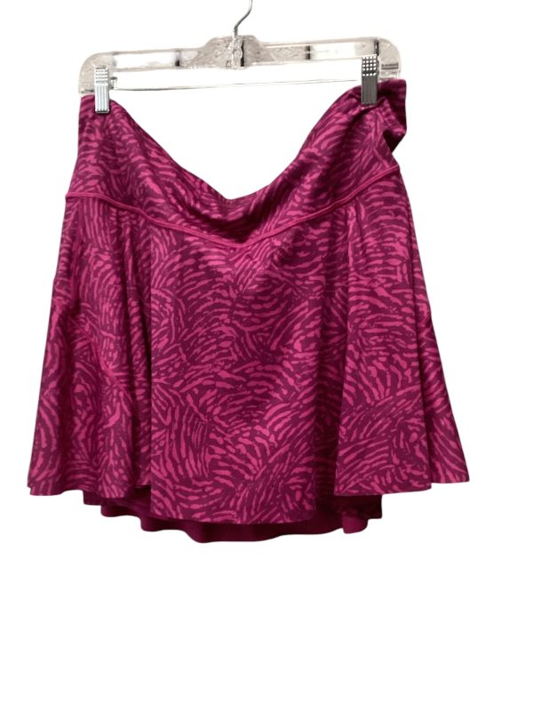 Athletic Skort By Athleta In Pink & Purple, Size: 2x Hot on Sale