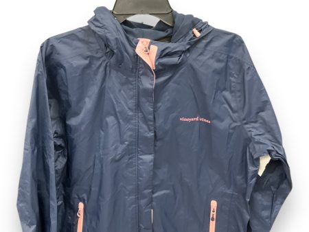 Jacket Windbreaker By Vineyard Vines In Navy, Size: L For Sale