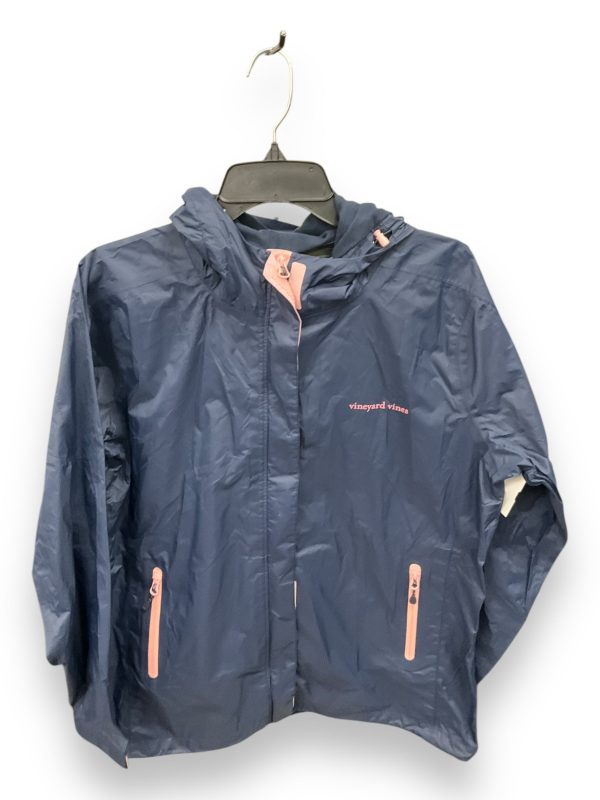 Jacket Windbreaker By Vineyard Vines In Navy, Size: L For Sale