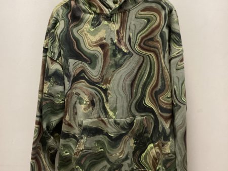 Sweatshirt Hoodie By No Boundaries In Green, Size: M Online