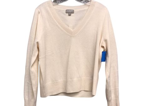 Sweater Cashmere By J. Crew In Ivory, Size:L For Discount