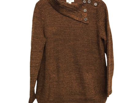 Sweater By Style And Company In Brown, Size: Petite L on Sale