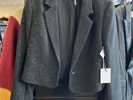 Blazer By 1.state In Black & Gold, Size: 12 on Sale