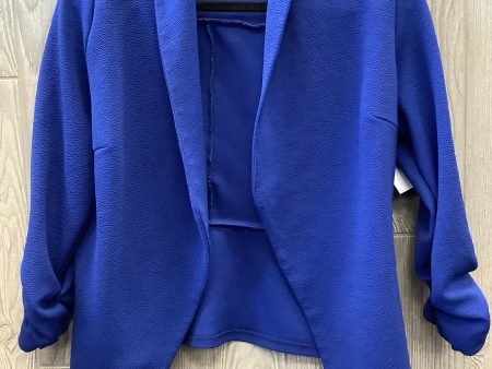 Blazer By Clothes Mentor In Blue, Size: M Supply