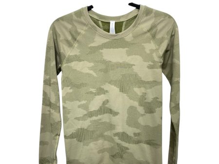 Athletic Top Long Sleeve Crewneck By Athleta In Green, Size: Sp For Discount