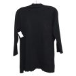 Sweater Cardigan By Cyrus Knits In Black, Size:M on Sale