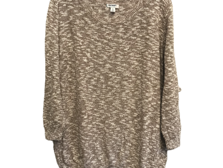 Brown Sweater By Old Navy, Size: 1x Online now