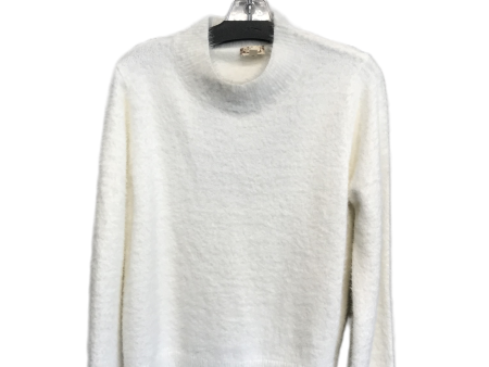 White Sweater By Hem & Thread, Size: L Cheap