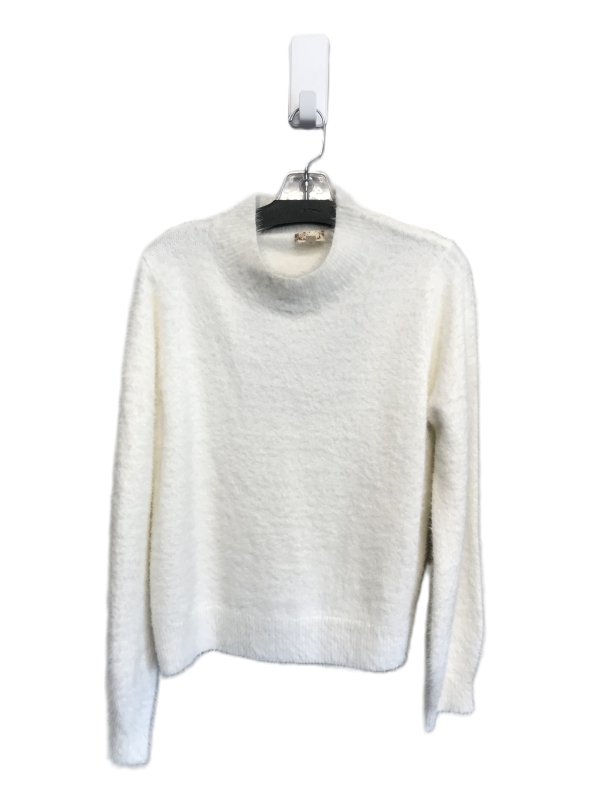 White Sweater By Hem & Thread, Size: L Cheap