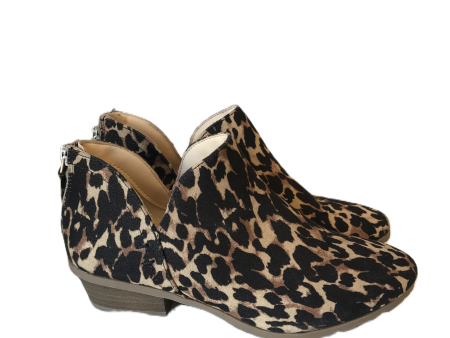 Animal Print Boots Ankle Flats By Kenneth Cole, Size: 6.5 Online