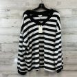 Top Long Sleeve By Cotton Bleu In Black, Size: Xl Supply