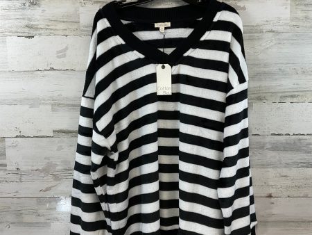 Top Long Sleeve By Cotton Bleu In Black, Size: Xl Supply