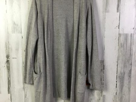 Sweater Cardigan By Barefoot Dreams In Grey, Size: Xl Fashion