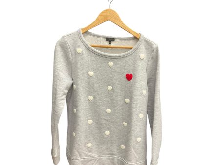 Top Long Sleeve By Talbots In Grey, Size: Mp Online now