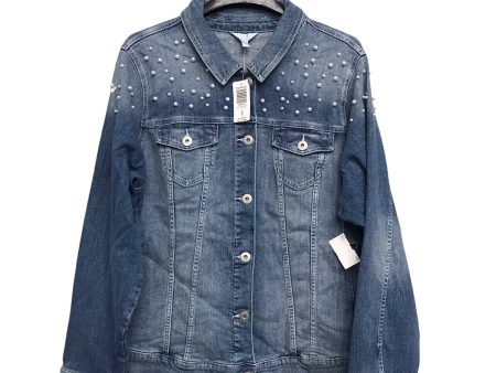 Jacket Denim By Torrid In Blue Denim, Size:4X Supply