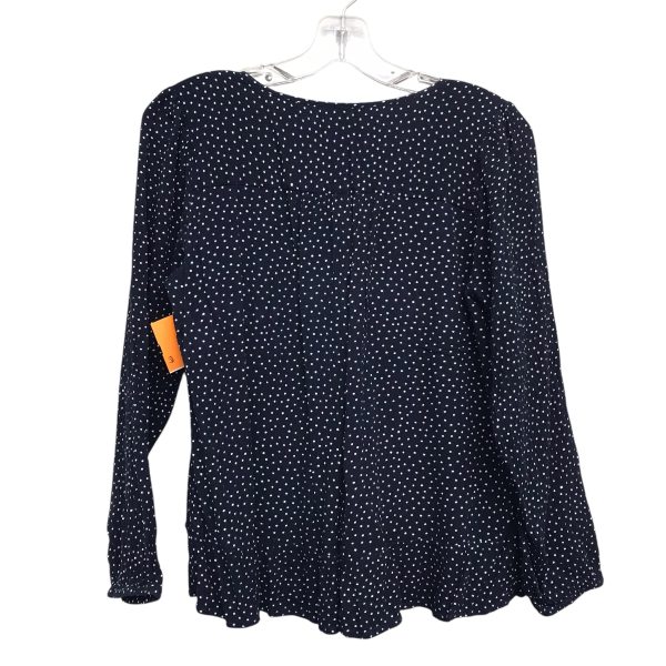 Top Ls By Loft In Polkadot Pattern, Size:M Supply