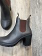 Boots Ankle Heels By Blundstone In Black, Size: 9 Fashion