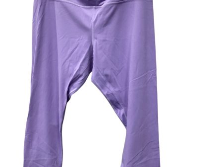 Athletic Leggings Capris By Lululemon In Purple, Size: 16 Discount