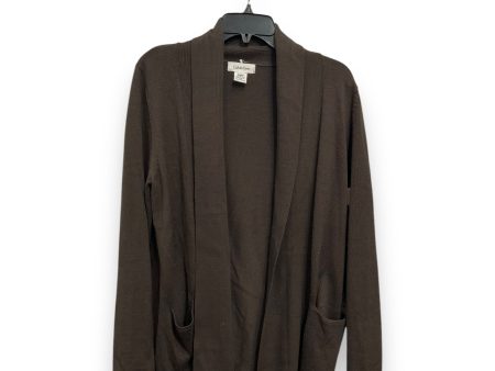 Cardigan By Calvin Klein In Brown, Size: M Online Sale