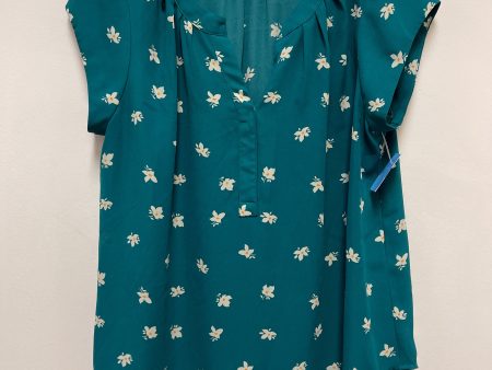 Top Short Sleeve By 41 Hawthorn In Green, Size: M Fashion