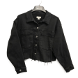 Black Jacket Denim By Ava & Viv, Size: 1x For Sale