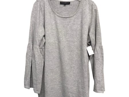 Sweater By Eloquii In Grey, Size:L Online Hot Sale