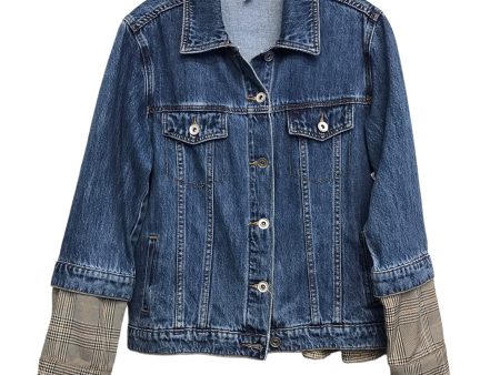 BLUE DENIM JACKET DENIM by TRIBAL Size:S For Cheap