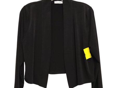 Sweater Cardigan By Calvin Klein In Black, Size:L For Sale