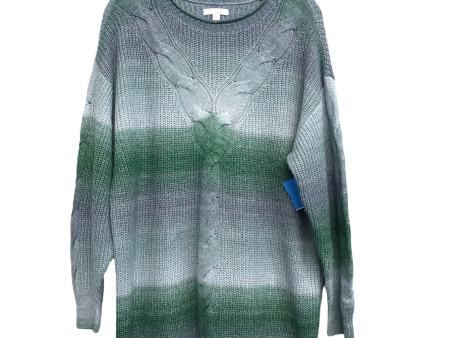 Sweater By Lc Lauren Conrad In Blue & Green, Size: L on Sale