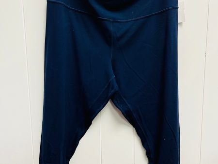 Athletic Capris By Lululemon In Navy, Size: 14 Discount