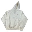 Athletic Sweatshirt Hoodie By Champion In Cream, Size: M For Discount