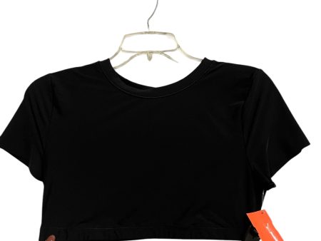 Athletic Top Short Sleeve By Aerie In Black, Size: L Online now