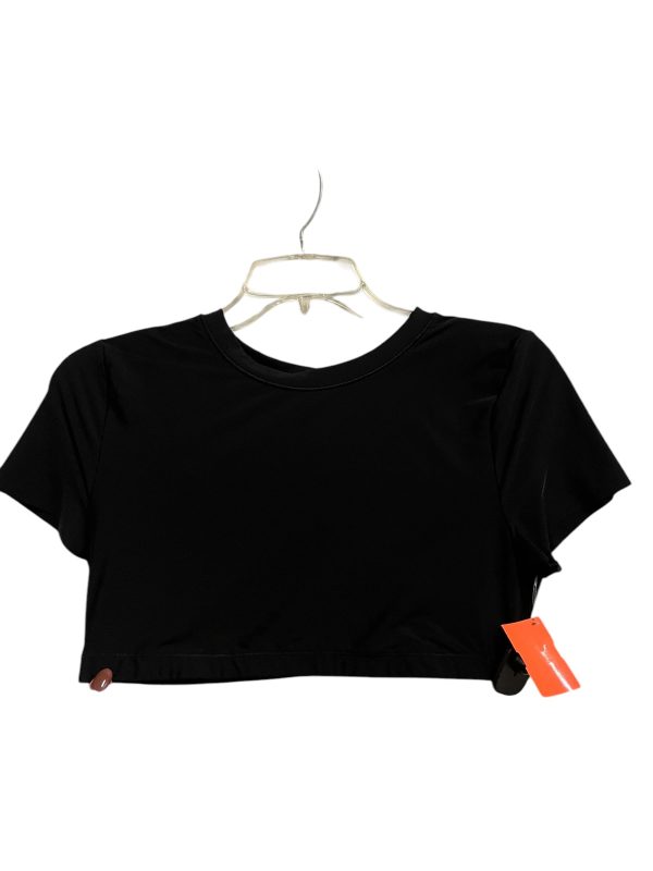 Athletic Top Short Sleeve By Aerie In Black, Size: L Online now