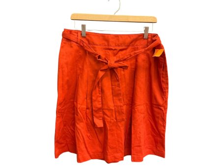 Skirt Mini & Short By Banana Republic In Orange, Size: Xl Discount