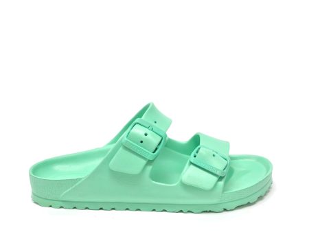 Sandals Flats By Birkenstock In Green, Size: 7 Cheap