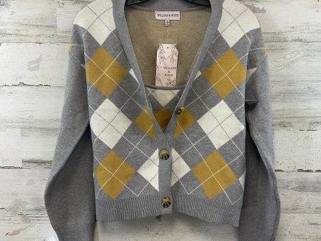 Sweater Cardigan By WILLOW & WIND In Grey, Size: M For Discount