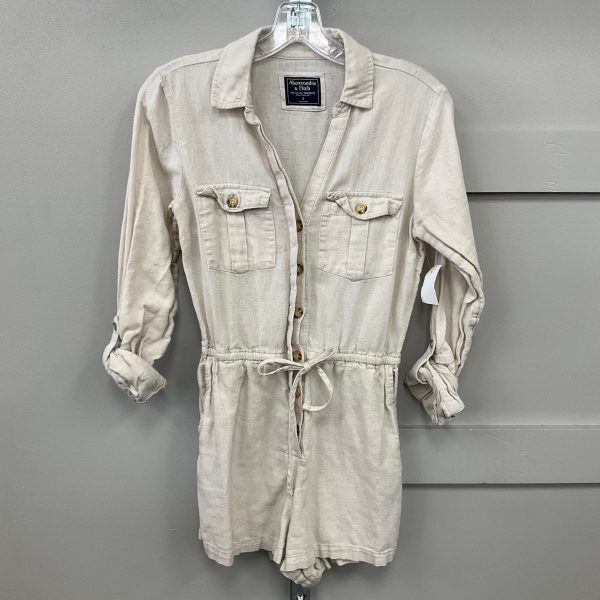 Romper By Abercrombie And Fitch In Tan, Size: S Discount