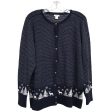 Sweater Cardigan By L.L. Bean In Navy, Size:L Online Sale